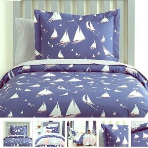 New organic nautical sailboat ⛵️ duvet cover  💤